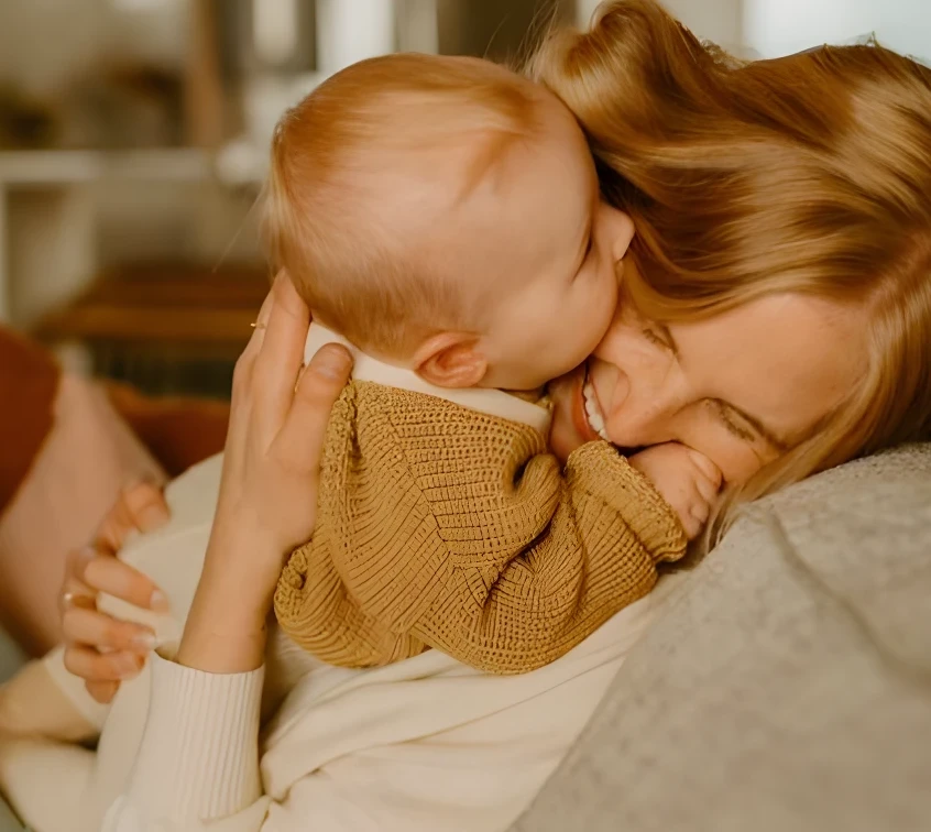 Mother and baby