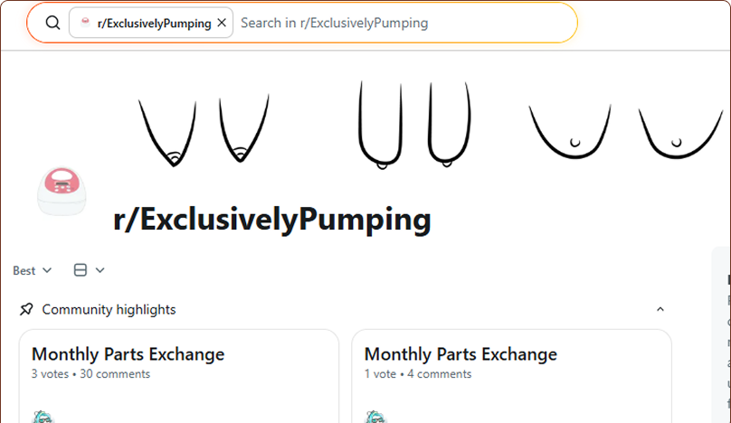 The Exclusively Pumping community on Reddit